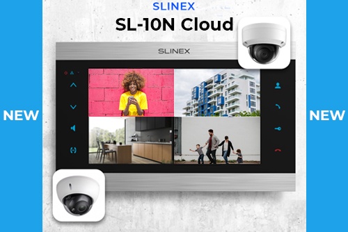 Slinex SL-10N Cloud – the new flagship video intercom with smartphone call forwarding