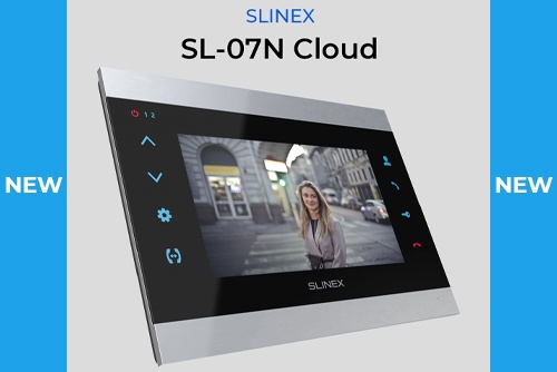 New Slinex SL-07N Cloud: stylish video intercom with call forwarding on your smartphone