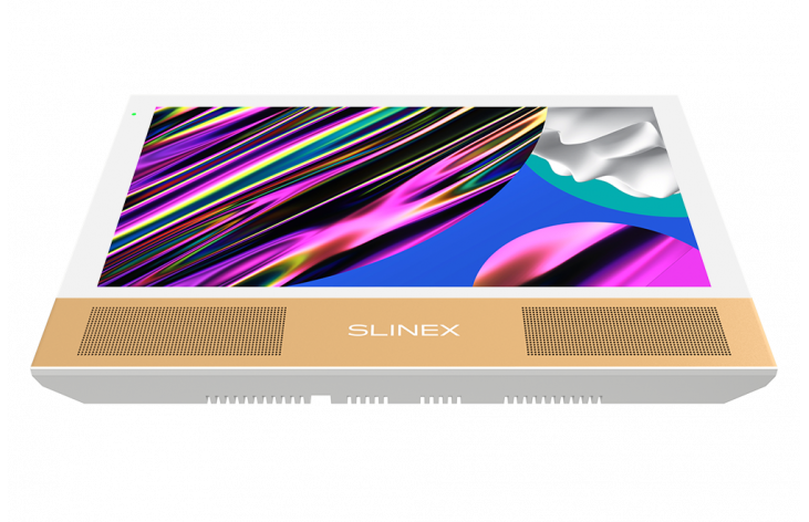 Slinex Sonik 10 – video intercom with two powerful speakers, replaceable color panels and big screen