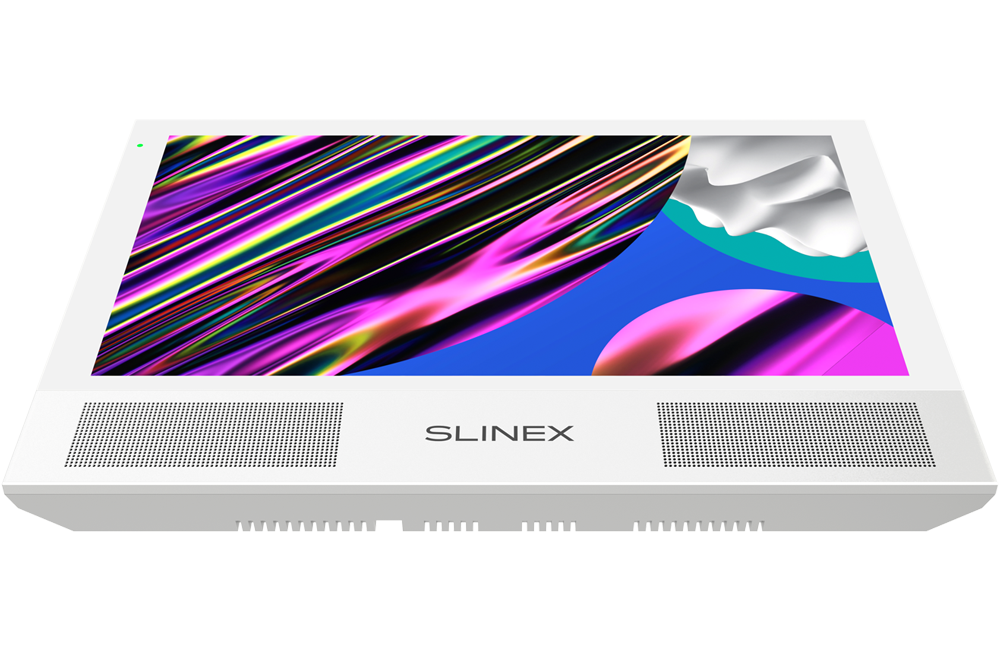 Slinex Sonik 10 Video Intercom: Protect Your Home with Two Powerful Speakers, Customizable Panels, and Large Screen