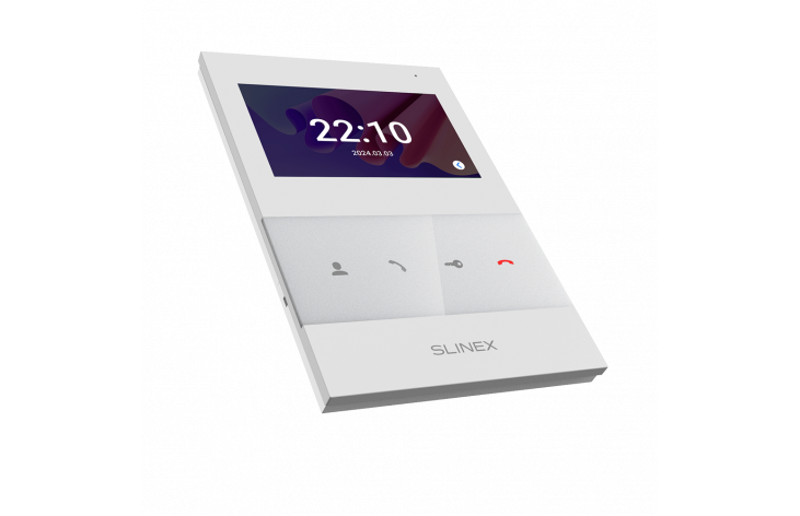 Video intercom Slinex SQ-04M with high-resolution widescreen LCD display and built-in memory