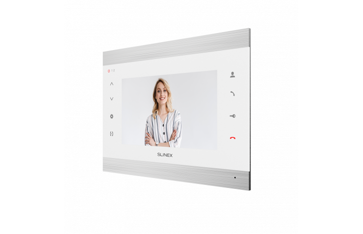 ★ IP video intercom Slinex SL‑07N Cloud with IPS screen, receiving calls on mobile application