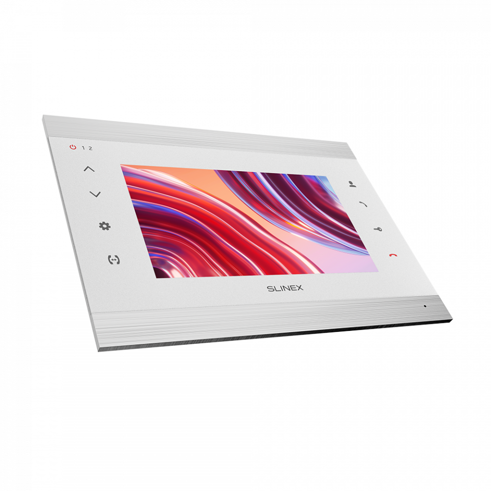 ★ IP video intercom Slinex SL‑07N Cloud with IPS screen, receiving calls on mobile application