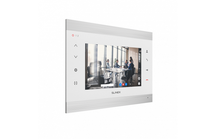 ★ IP video intercom Slinex SL‑07N Cloud with IPS screen, receiving calls on mobile application