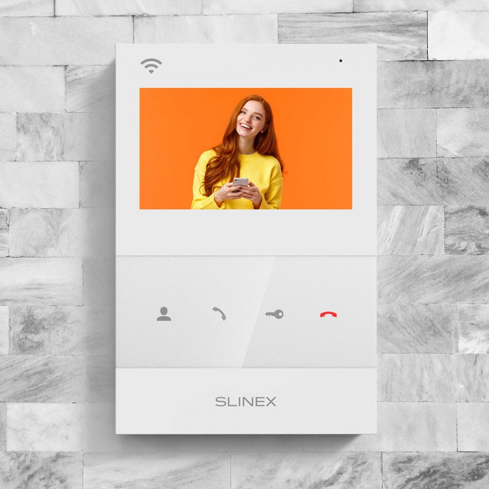 Video intercom Slinex SQ-04N Cloud with mobile app, Full HD support and IPS screen