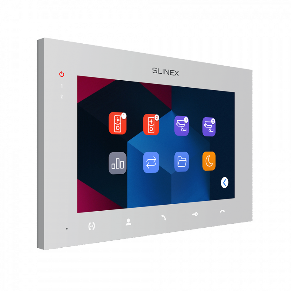 Full HD video intercom Slinex SQ-07MTHD with touch screen monitor, motion detection