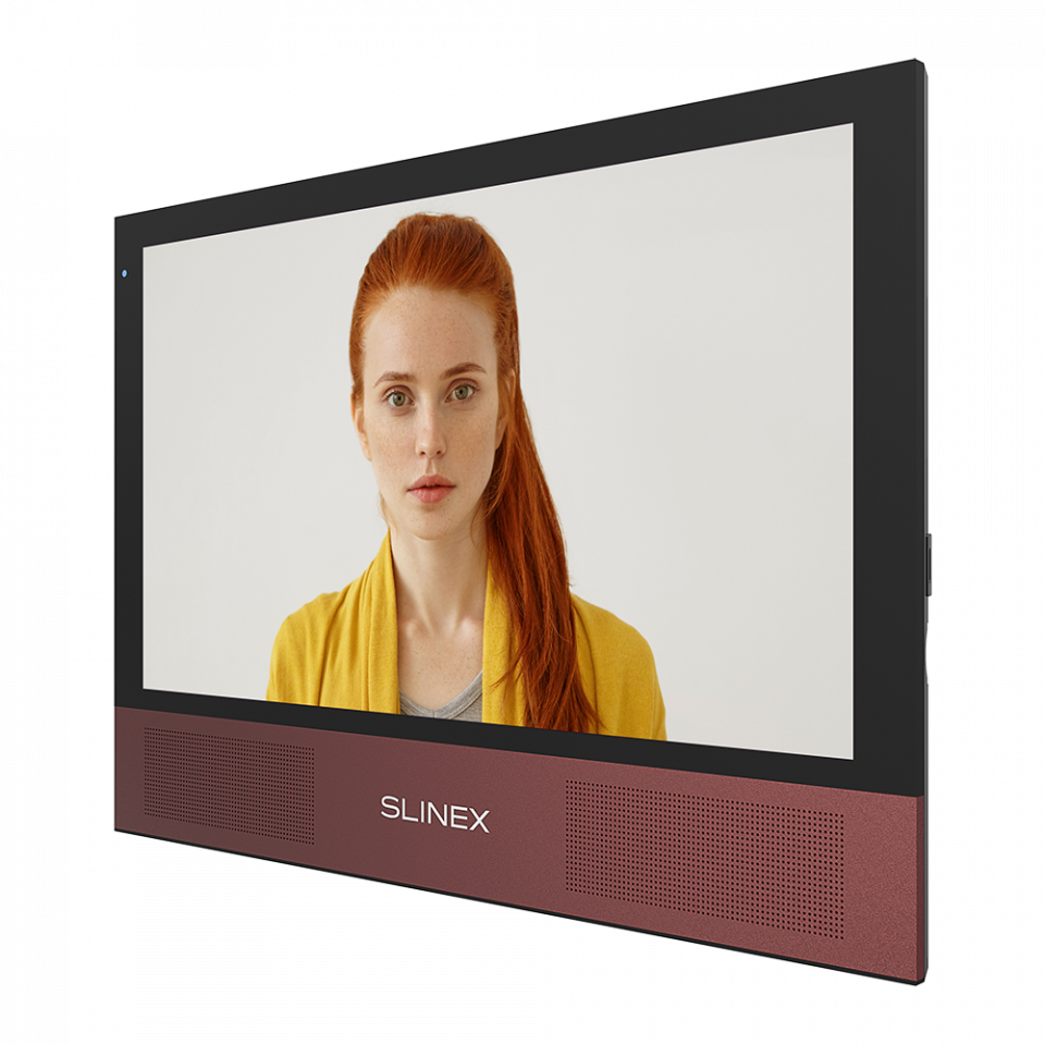 Slinex Sonik 10 – video intercom with two powerful speakers, replaceable color panels and big screen