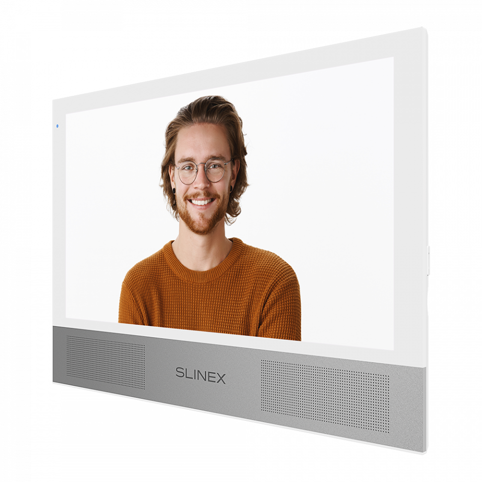 Slinex Sonik 10 – video intercom with two powerful speakers, replaceable color panels and big screen