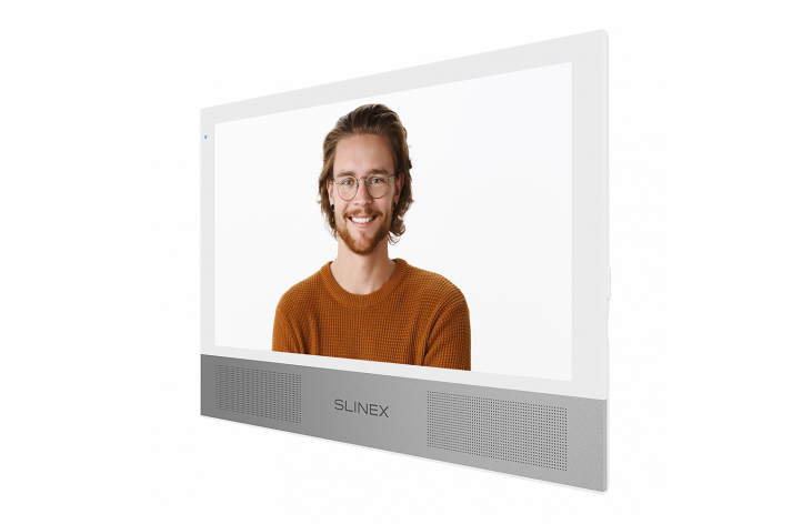 Slinex Sonik 10 – video intercom with two powerful speakers, replaceable color panels and big screen