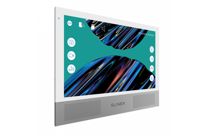 Slinex Sonik 10 – video intercom with two powerful speakers, replaceable color panels and big screen