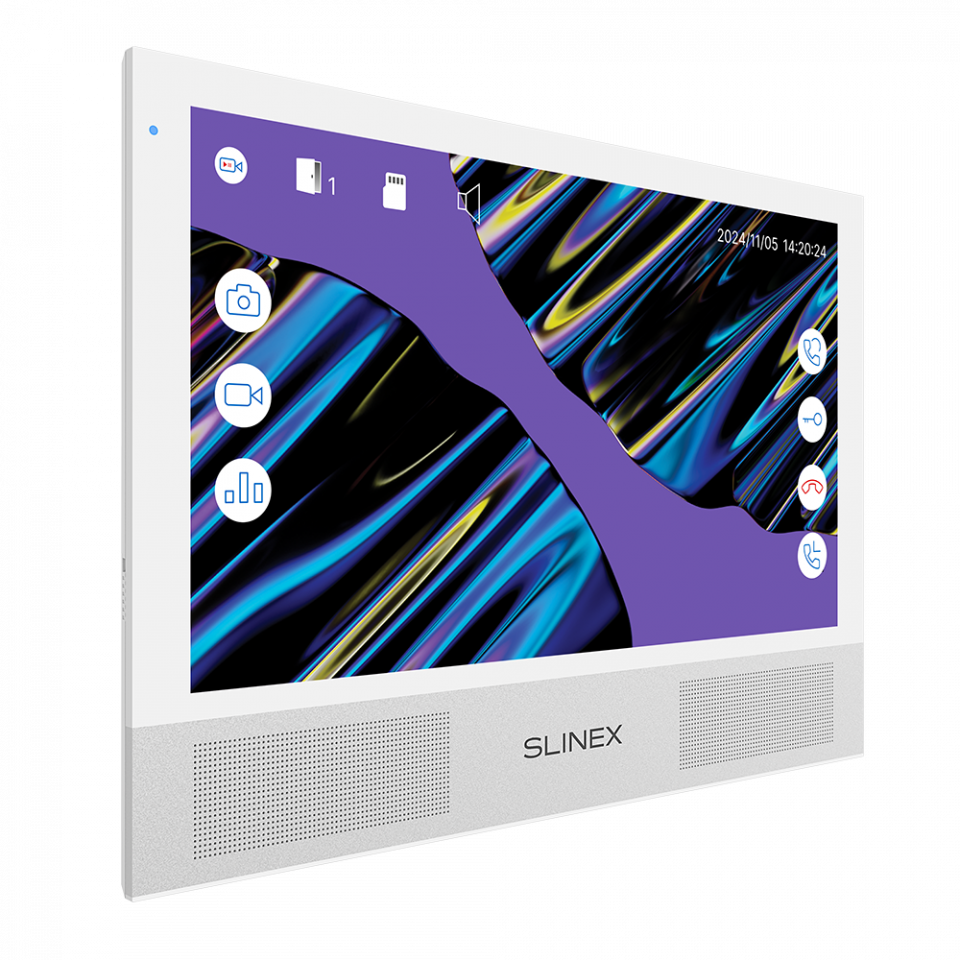 ★ Video intercom Slinex Sonik 10 with two powerful speakers, replaceable color panels and big screen