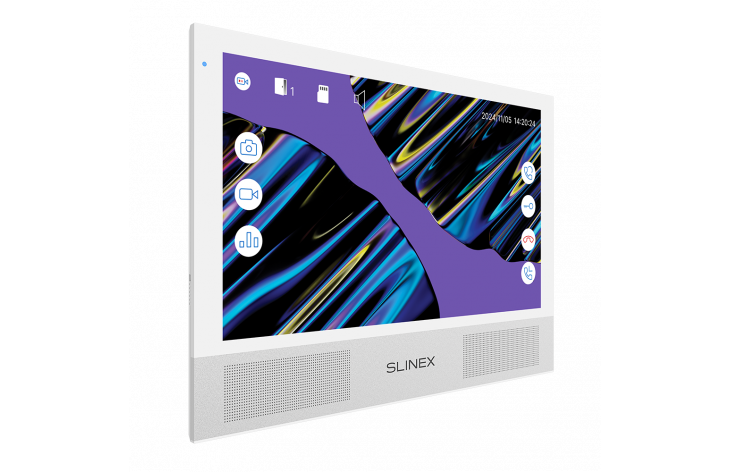 ★ Video intercom Slinex Sonik 10 with two powerful speakers, replaceable color panels and big screen