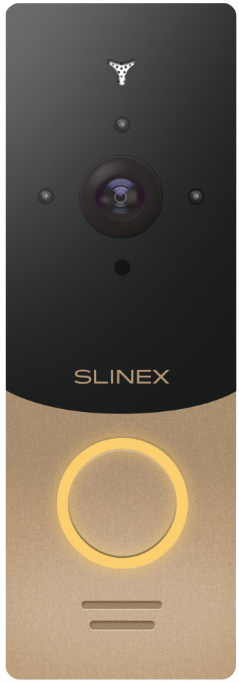 Slinex ml 20ip цвет черный серебро ip видеопанель с переадресацией вызова на смартфон